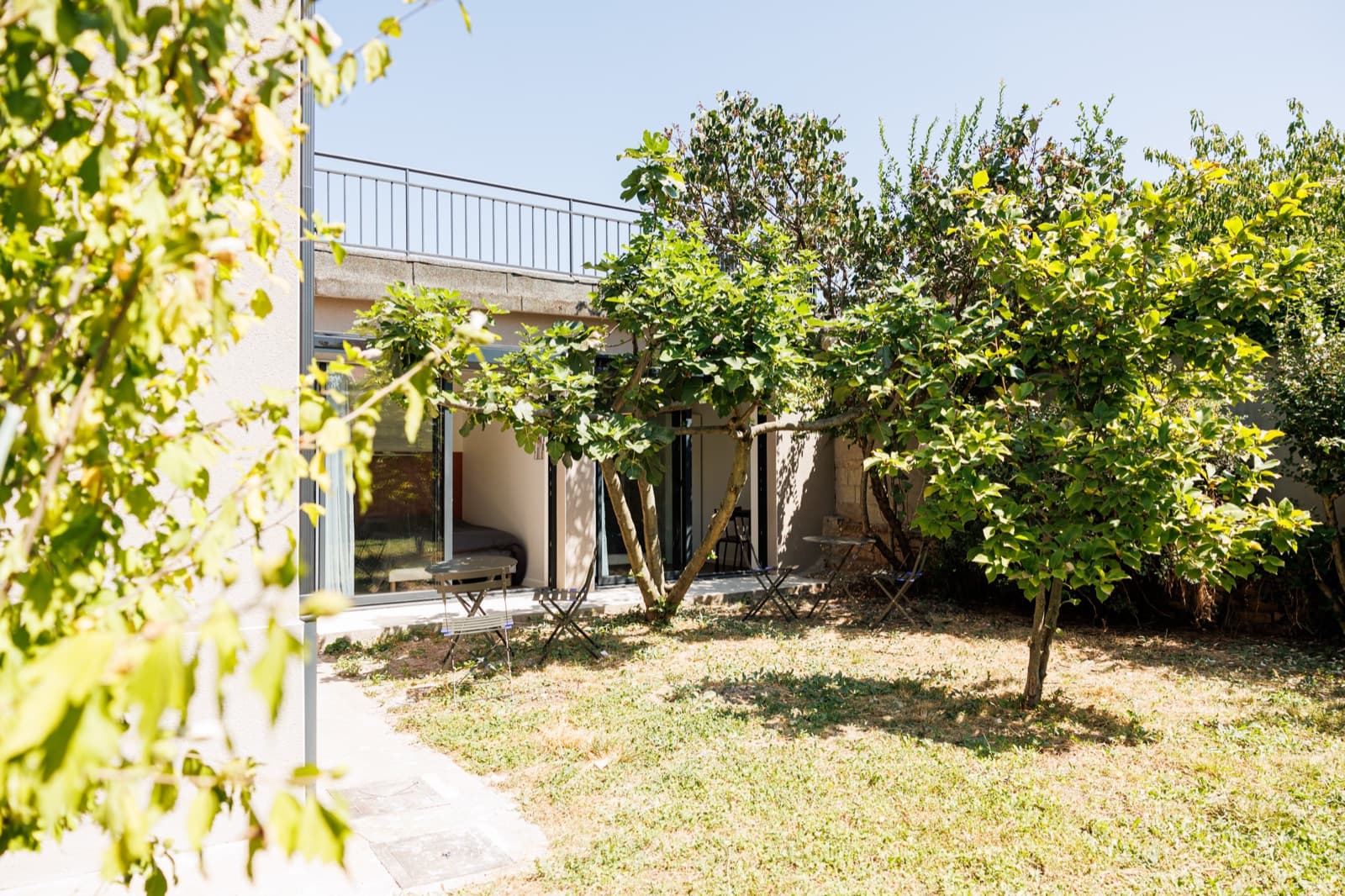 Extérieur avec jardin du coliving