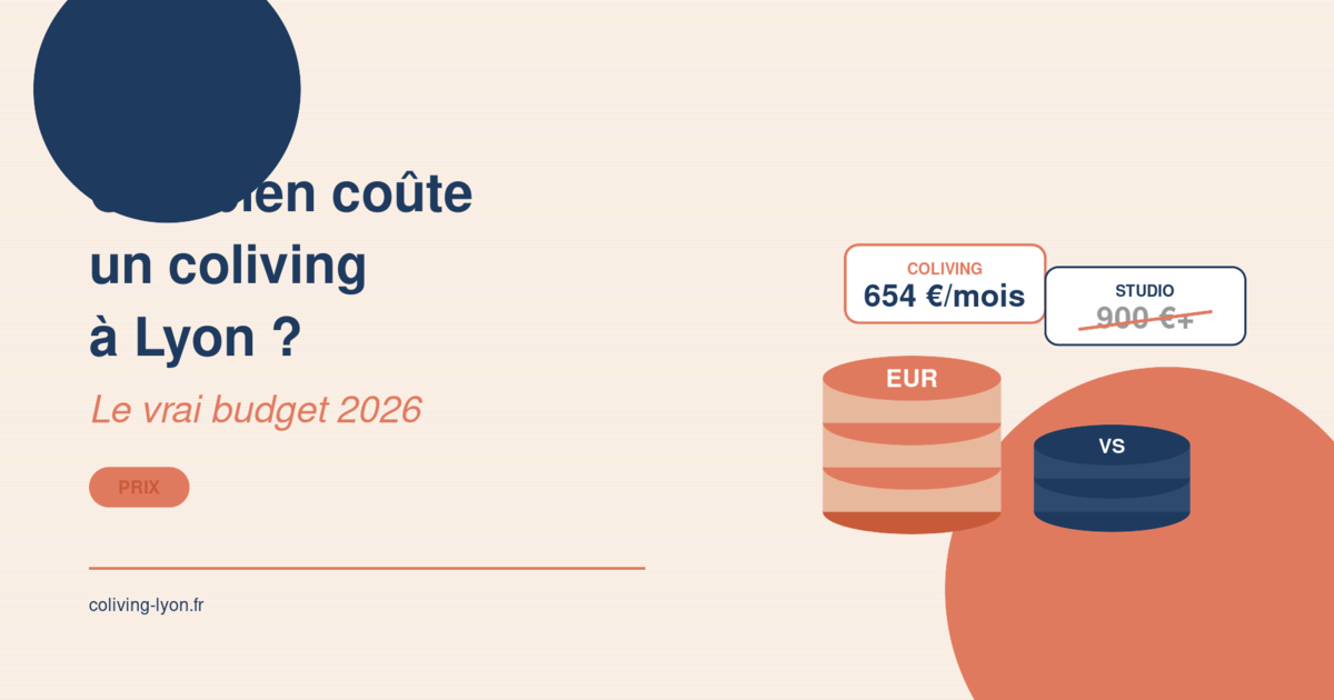 Combien coûte un coliving à Lyon